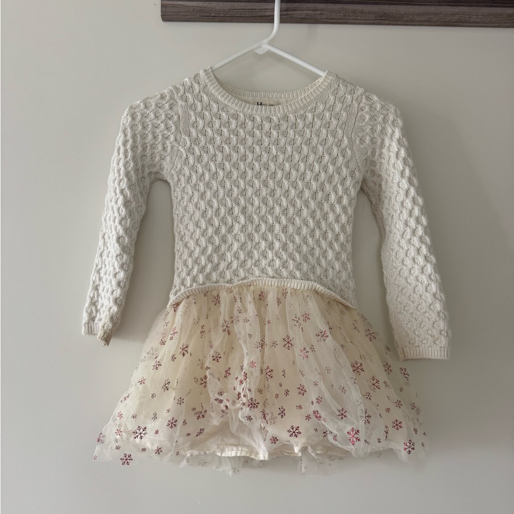 Harley Metallic Snowflake Tulle dress